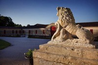 image château La Louvière soir